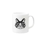 森のおかあさんのおたくのおねこさま（#01） Mug :right side of the handle