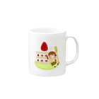 彩睛(さいせい)のwith cake Mug :right side of the handle