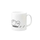 ぽめしょっぷの追うぽめ、逃げる蝶 Mug :right side of the handle