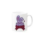 Yukiko TerasawaのCherry-eyes rabbit Mug :right side of the handle