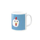 omabloのニワトリグッズ Mug :right side of the handle