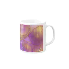 Sarah DesignsのSarah Designs Signature - Pink n Gold Drops Mug :right side of the handle