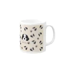 みきぞーん｜保護猫 ミッキー画伯と肉球とおともだちのmaruku Mug :right side of the handle