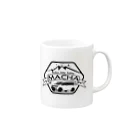 まちゃのキャンプ飯部のまちゃのキャンプ飯部ステッカーのアイテムです Mug :right side of the handle