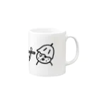 おにぎりサウナまんのサウナおにぎりまん Mug :right side of the handle