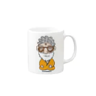 catmanjohn〜猫男じょんのぶつを（仏男じょん） Mug :right side of the handle