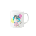 マキノノマのミニスカポップ Mug :right side of the handle