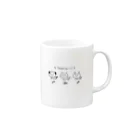 DesignHeartプラージュのTabetaiあにまる Mug :right side of the handle