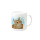 kinako-japanのちゃんたくん2ポーズ３ Mug :right side of the handle