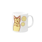 aiueoneko358のおやすみ猫 Mug :right side of the handle