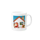 Proteaのクリスマスの夜 Mug :right side of the handle