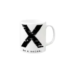 noisie_jpの【X】イニシャル × Be a noise. Mug :right side of the handle