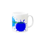 Rugbyshopのcolorful paint Mug :right side of the handle