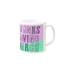 dearCricketの初ワンマンライブ『THANKS GIVING MARCH』 Mug :right side of the handle