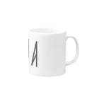 カナクギフォントのカナクギフォント「KANA」 Mug :right side of the handle