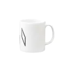 カナクギフォントのカナクギフォント「MIHO」 Mug :right side of the handle