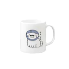 ぺき好きの不満顔のペキニーズさん Mug :right side of the handle