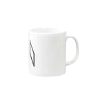 カナクギフォントのカナクギフォント「RIKO」 Mug :right side of the handle