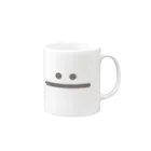 しらたまのかお Mug :right side of the handle