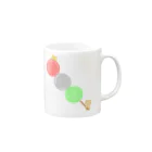 エレ堂のねこと団子🐱🍡 Mug :right side of the handle