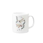 NoenoeMagicのCOLOMBES ET PETITS POISSONS Mug :right side of the handle