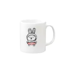 pechanko_boccoのうさねこさん ① Mug :right side of the handle