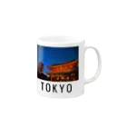 GrapeのTOKYO Mug :right side of the handle