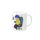 ゲーミングおとうさん🎮【クリサポ：OTOSAN】のゲーミングおとうさん Mug :right side of the handle