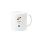 shiga-illust-sozai-goodsのふなずし 〈滋賀イラスト素材〉 Mug :right side of the handle