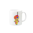 Ａ’ｚｗｏｒｋＳのHANGING VOODOO DOLL VIVID Mug :right side of the handle