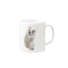 のん。-猫のいる暮らし-のぴょんぴょんのんちゃんうさぎ Mug :right side of the handle