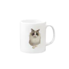 のん。-猫のいる暮らし-のおすわりのんちゃん Mug :right side of the handle