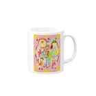 はいからヒストリカルSUZURI店のGO！GO！文化ちゃん Mug :right side of the handle