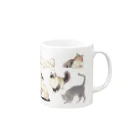 SHIMASATOMIのCATS Mug :right side of the handle