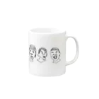 funny_faceの姉妹 Mug :right side of the handle