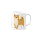 Kotetsu diary(SUZURI店)のゆるゆる柴犬 Mug :right side of the handle