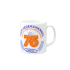 アリーヴェデルチャンネルSHOPの75DISCO Mug :right side of the handle