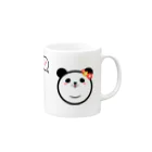 天工房のPanda Lele&Hehe Mug :right side of the handle