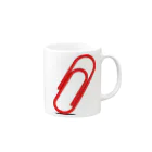 Alteredの赤いクリップ Mug :right side of the handle