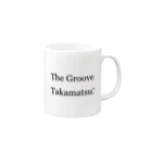 the groove takamatsu.のtype:1 Black Mug :right side of the handle