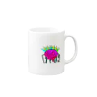 CATCHATのBRAIN-透過- Mug :right side of the handle