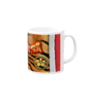 Pleasant_friendsの虎柄 天下無双編 TypeⅡ Mug :right side of the handle