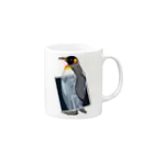 くいなの母の王様ペンギンのヒミツ Mug :right side of the handle