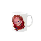 個人Vtuberテンタクル七海ショップSUZURI支店のぺったんテンタクル七海 Mug :right side of the handle