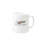 オリケンクレー射撃TV_SUZURI_SHOPの那須国際射撃場ロゴ_NASU-KOKUSAI Mug :right side of the handle