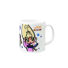 徳島 阿波キャラ！有名連ののんき連マグカップ（阿波キャラ） Mug :right side of the handle