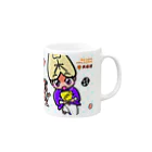 徳島 阿波キャラ！有名連の天保連マグカップ（阿波キャラ） Mug :right side of the handle