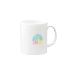 COPI COPI SHOPのCOPICOPI rainbow Mug :right side of the handle