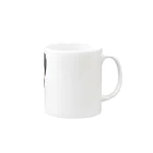 getmen12345の顔だけhitona Mug :right side of the handle