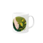 okayun.のオリーブラブ Mug :right side of the handle